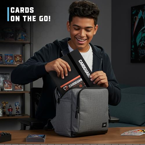 CardGuard Trading Card Binder Pro-Folio – 9 Pocket Binder - Side-Loading Album, Durable & Acid-Free Storage for Pokémon, YuGiOh, MTG, TCG, Game & Sports Cards, Black - color: Black