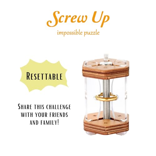 Puzzle Potato - Impossible Puzzle - Brain Teaser Puzzle for Adults - Mechanical Logic Mind Game
