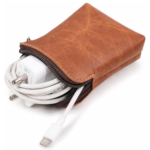 Premium Full-Grain Leather Playing Card Case, Zippered Card Deck Holder for Poker & Bridge Cards, Travel Card Organizer, Secure Multi-Purpose Wallet, Leather Storage Pouch (Tan) - color: Tan