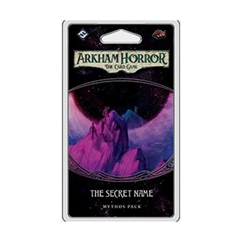 Arkham Horror The Card Game The Secret Name Mythos Pack - Uncover The Hidden Coven's Secrets! Cooperative Living Card Game, Ages 14+, 1-4 Players, 1-2 Hour Playtime, Made by Fantasy Flight Games - size: Mythos Pack, style: The Secret Name