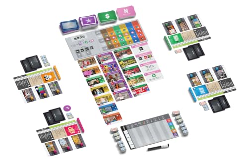 Allplay The Networks Board Game, Run Shows, Make Ads, 2-4 Players | Everyone Drafts a Card from Each Trick Instead of One Winner Taking All | 20 Min Playtime