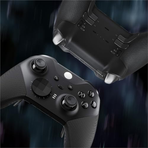 Mcbazel 13-in-1 Metal Thumbsticks Joysticks for Xbox Elite Series 2, Elite Series 2 Controller Accessories with 6 Swap Joysticks, 4 Trigger Paddles, 2 D-Pads, 1 Tool, 1 Carry Case - Black