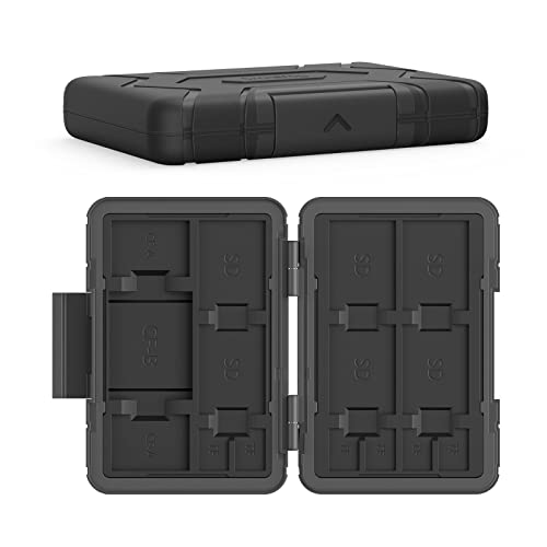 SMALLRIG Memory Card Holder Case 15 Slots, Water-Resistant for SD Card, Micro SD Card, CFexpress Type A/Type B Card, XQD Card - 3192