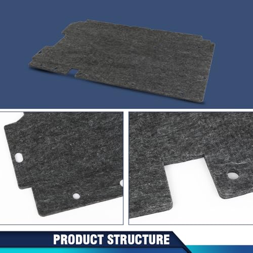 PIT66 Hood Insulation Pad Compatible with Chevy S10 GMC Sanoma 1994-2004/Fit Chevy Blazer GMC Jimmy 1995-2005 - style: 1995-2005 Chevy Blazer