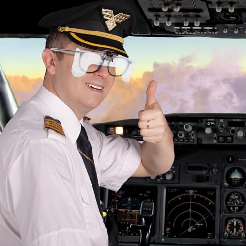 1 Pcs View Limiting Device Clip On Cloud-Overs Visors Attaches View Limiting Device Aviation Training Supplies with Soft Case (White) - color: White