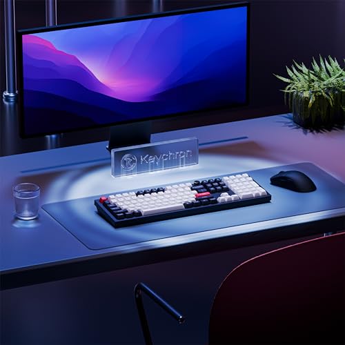 Keychron Q6 HE QMK Wireless 2.4 GHz Custom Keyboard, Rapid Trigger Bluetooth 100% Full-size with Hall Effect Gateron Double-Rail Magnetic Switches PBT Keycaps Aluminum Compatible for Mac Windows Linux - color: Dawn Switch - Black
