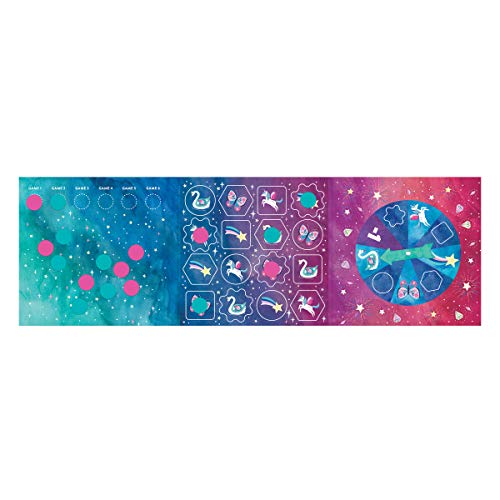 Mudpuppy Unicorn Magic 4-in-a-Row! – Unicorn Version of Travel-Friendly Magnetic Board Game with Adorable Illustrations of Unicorns for Children Ages 5 to 10, 2 Players - style: Unicorn Magic