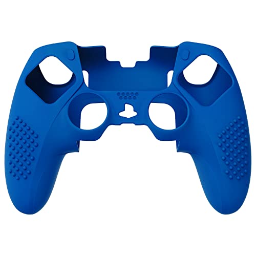 PlayVital 3D Studded Edition Anti-Slip Silicone Cover Case for ps5 Edge Controller, Soft Rubber Protector Skin for ps5 Edge Wireless Controller with 6 Thumb Grip Caps - Blue - color: Blue
