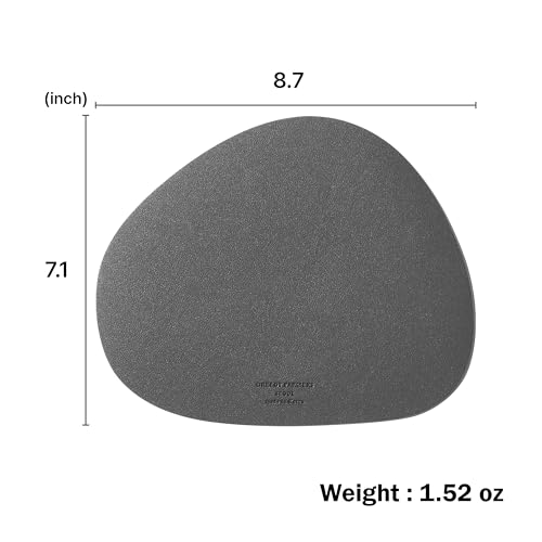 GREEDY FARMERS Mouse pad, Non-Slip Washable Waterproof Computer Mouse pad (Dark Grey) - color: Dark Grey