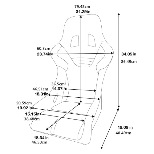 Racing Simulator Cockpit with Monitor Mount and Stronger Fiberglass Back Mesh Fabric Bucket Seat, Racing Wheel Stand Compatible with Fanatec, Thrustmaster, Logitech, Moza Racing Games on PS5, PS4, Xbox and PC - color: Cockpit+Black Seat