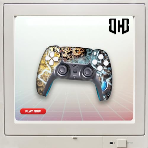 Dishonestty Custom PS-5 Controller Wireless compatible with Play-Station 5 Console by BCB Controllers | Proudly Customized in USA with Permanent HYDRODIP Printing(NOT JUST A SKIN)(MODDED) - color: Dishonestty, size: Modded - Front & Back Print