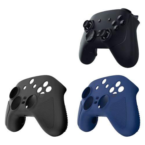 Gaming Controller Protective Case Cover for Razer Wolverine V3 Pro,Silicone Skin Cover Shockproof Protection Sleeve Compatible for Razer Wolverine V3 Pro (Blue) - color: Blue