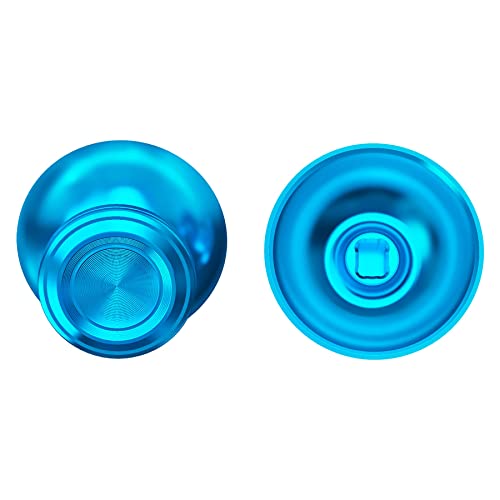eXtremeRate Custom Blue Metal Thumbsticks for PS5 Controller, Replacement Aluminum Analog Stick Joystick for PS4 Controller - color: Blue