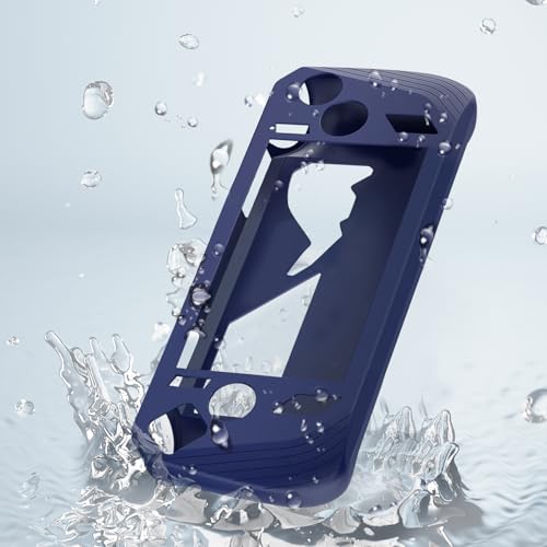 Protective Case for ASUS Rog Ally X 2024 Gaming Handheld,Game Console Silicone Protective Cover for Rog Ally X Accessories with Rocker Caps