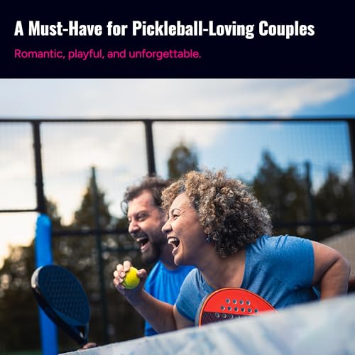 On-Court Pickleball Card Game - Date and Dink (Couples Edition) - Add More Fun, Connection, and Playful Competition to Every Pickleball Date. - color: Pink