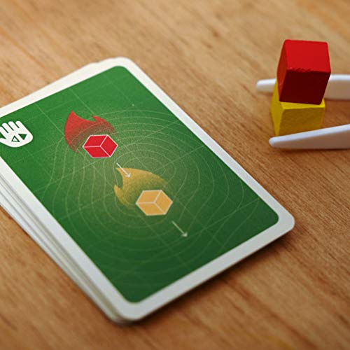 Tinderblox Board Game by Alley Cat Games | Fast Paced Dexterity Stacking Game for All Ages | Compact Portable Family Game | 2–6 Players | Ages 6+ | 15 Minute Playtime