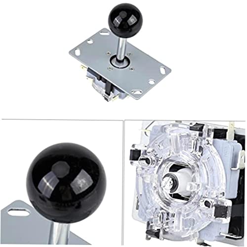 allesoky Build Your Own Arcade Gaming System with 1 Player DIY Kit - Joystick and Button Kit for MAME PC Cabinet Build - Compatible Accessories Included