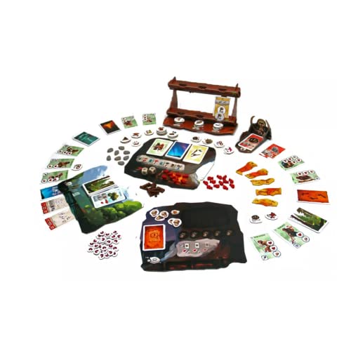Asmodee Paleo Board Game - A Cooperative Paleolithic Adventure for Strategy Enthusiasts, Cooperative Family Fun for Kids & Adults, Ages 10+, 2-4 Players, 45-60 Minute Playtime - style: Paleo