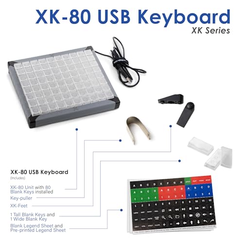 X-keys Programmable USB Keypads and Keyboards (80 Key, XK-80) - style: 80 Key