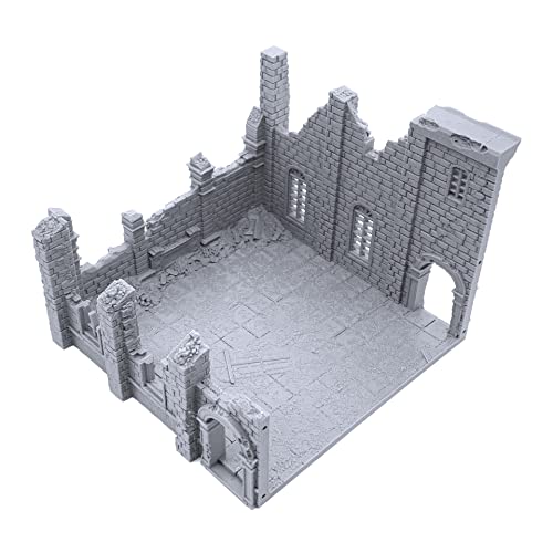 Caribbean Church by Printable Scenery, 3D Printed Tabletop RPG Scenery and Wargame Terrain 28mm Miniatures