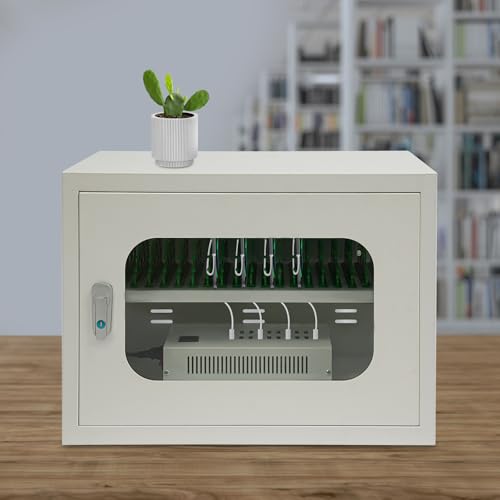 Rechargeable Mobile Phone Charging Cabinet,20 Slots Cell Phones Charging Station Portable Cellphone Charging Cart with Combination Lock, for Students and Employees, Tourists (20Slots) - size: 20Slots