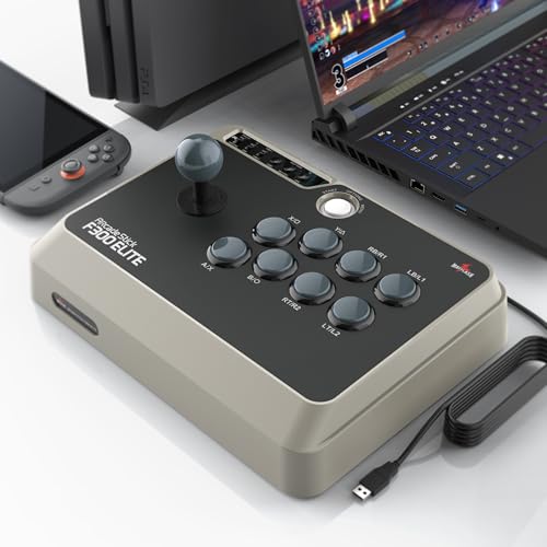 MAYFLASH Arcade Stick F300 Elite with Sanwa Buttons and Sanwa Joysticks for Switch/Switch 2, Xbox Series S/X, Xbox One, PS4, PS3, Windows, macOS, Steam Deck, Android and more