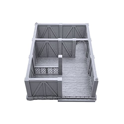 Ulvheim Merchant House - Stable by Terrain4Print, 3D Printed Tabletop RPG Scenery and Wargame Terrain for 28mm Miniatures