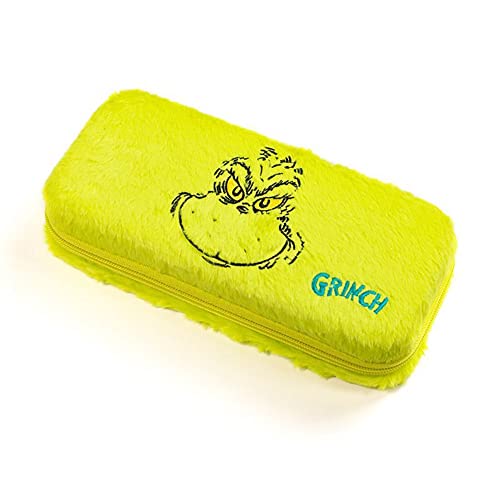 Numskull The Grinch Christmas Hard Shell Travel Case for Nintendo Switch and OLED Model Console - Fits 10 Games and Switch Accessories - color: The Grinch