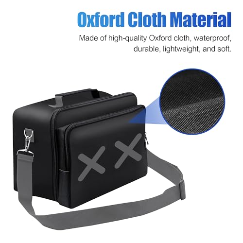 Travel Case Bag Carrying Case Game Storage Bag Protective Case for Xbox Series X Console/Controller/Cables/Multiple Pockets for Gaming Accessories