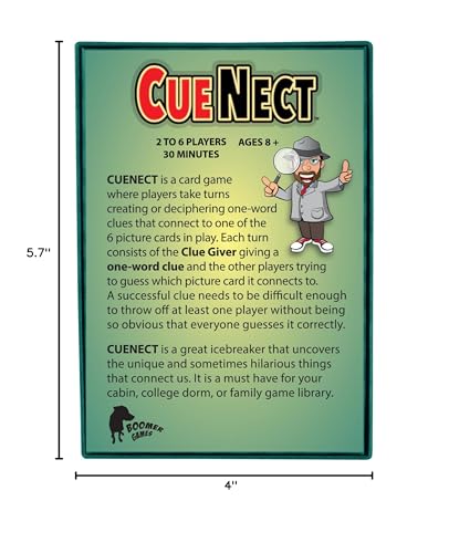 CUENECT: Wildly Fun Clue Decoding Game - Connect, Discover, & Laugh with Friends & Family β from The Makers of Moose Master