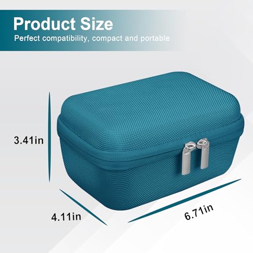 Canboc Carrying Case for Fujifilm X100V/ X100VI/ X100F/ X100S/ X-E5 Digital Camera, Zipper Mesh Pocket fit USB Cable, Blue (Case Only) - color: Blue
