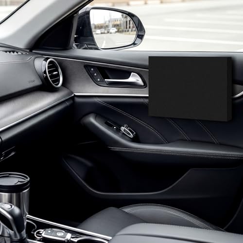 4 Pcs 1" Thick Foam Padding Sheet with Adhesive Backing Block | 16 Inch x 12 Inch, Closed Cell, Self Stick Neoprene Insulation Foam Sheet, Black, for Furniture Cars Speakers - color: Black, size: 1 Inch Thick, 16 x 12 Inches