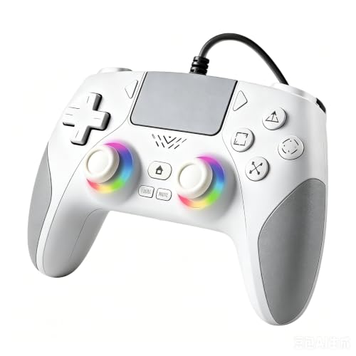 Kamylorus Wired Controller for PS-5/PC - color: white-grey