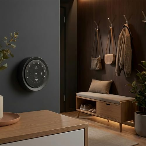 Surface Mount Bracket Station Wall Mount Holder for Hunter Douglas PowerView Remote Control Generation 2 Bracket Station Only (Black) - color: Black