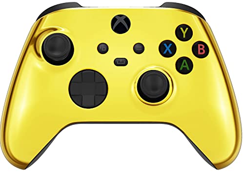 Silent Modz Custom Wireless Controller for Microsoft Xbox Series X|S, Xbox One S|X & PC (Gold Chrome) - color: Gold Chrome