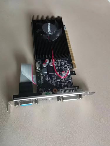 XUANMO GT 730 Low Profile PC 4GB Graphics Card DDR3 DirectX 11 128 Bit, VGA/DVI-D/HDMI, PCI Express 2.0 x 16, Nvidia Video Card, Computer GPU - color: GT730 4GB