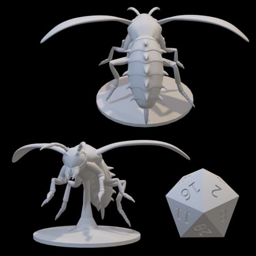 Large Animal Miniature for DND Pathfinder RPG Unpainted Resin 28mm-32mm (Giant Wasp)