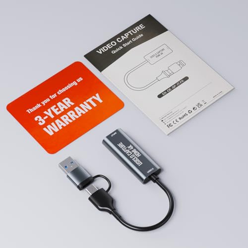 Cam Link 4K External Camera Capture Card 2K50/1080p60 for Streaming and Recording via DSLR Camcorder Actioncam for Video Conferencing Live Streaming Gaming on OBS/Zoom