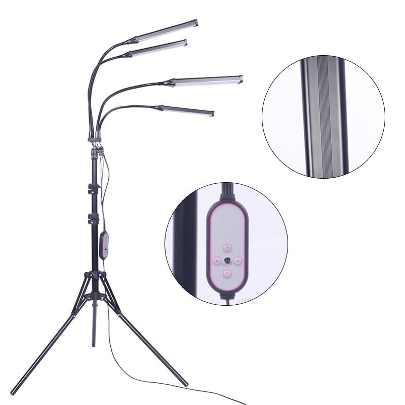 Four Arm Live Broadcast Fill Light with Universal Angle Adjustment for Live Selfie Photography