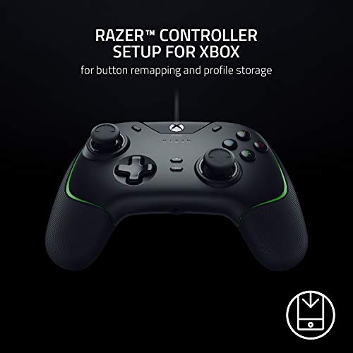 Razer Wolverine V2 Wired Gaming Controller for Xbox Series X|S, Xbox One, PC: Remappable Front-Facing Buttons - Mecha-Tactile Action Buttons and D-Pad - Trigger Stop-Switches - Black - color: Black, size: Controller Only, style: Wolverine V2