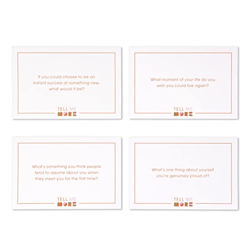 Tell Me More: A Conversation Starter Game of Questions to Deepen Connection - color: Original Edition