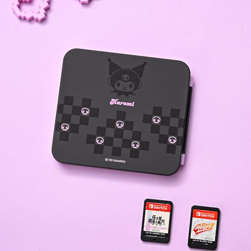 Kuitmor Switch Game Card Case Compatible with Switch 2 (2025) Portable Game Holder Cartridge Case for NS 2 with 12 Game Card Slots, Purple