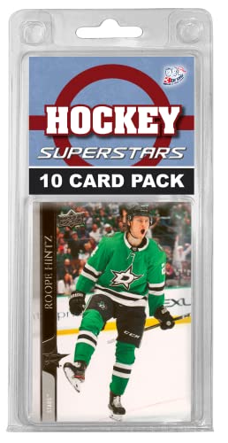 Dallas Stars- (10) Card Pack NHL Different Stars Superstars Starter Kit! Comes in Souvenir Case! Great Mix of Modern & Vintage Players for the Ultimate Stars Fan! By 3bros