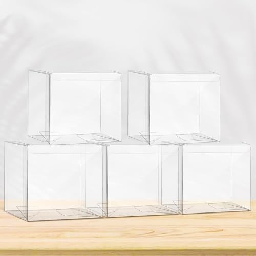 5 Pack Clear PKMN ETB Protector Case, PKMN Elite Trainer box Protector, PET Plastic Display Box Protector for Collectors Gifts Elite Trainer Boxes - 0.5mm Thick (Pack of 5) - size: 5 Pack