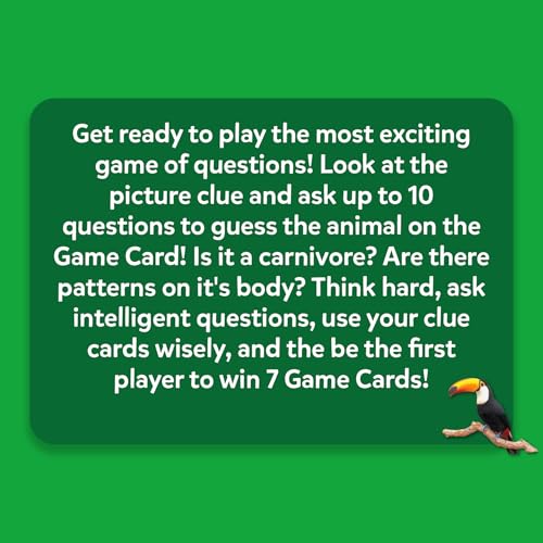 Skillmatics Guess in 10 Animal Picture Clues | Perfect for Boys, Girls, Kids, and Families Who Love, Card & Board Games, Educational Games, Gifts for Ages 6, 7, 8, 9 & Up - style: 2. Picture Clues Animals