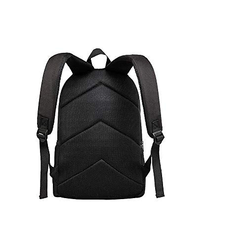 Fox Bookbag for Girls Boys 17 Inch Black Lightweight School Backpack Kids Back Bag - color: Fox Backpack
