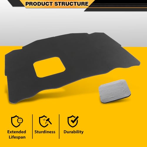 Hood Insulation Pad Compatible with Benz W124 E Class 1990-1995,300CE 300E 300TE 1990-1993,400E 500E 1992-1993,E320 E420 1994-1995,E500 1994 1246820726 - style: 1990-1995 Benz