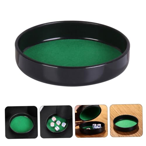 ibasenice 5pcs Dice Cup Replacement Parts Dice Cup Lid and Base for Ktv Games Quiet Shaker Accessory for Parties and