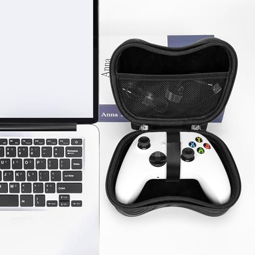 TOCCOOL Hard Travel Controller Case Compatible with Xbox One, Xbox Series X/S, Nintendo Switch Pro Wireless Controller, Portable Bag for Game Accessories (Black) - color: Black