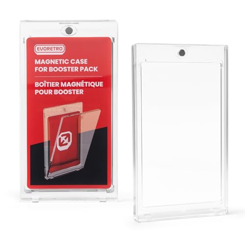 Premium Booster Pack Protection Bundle – Clear PET Sleeves + Magnetic One-Touch Card Holders for Pokémon MTG Yu-Gi-Oh